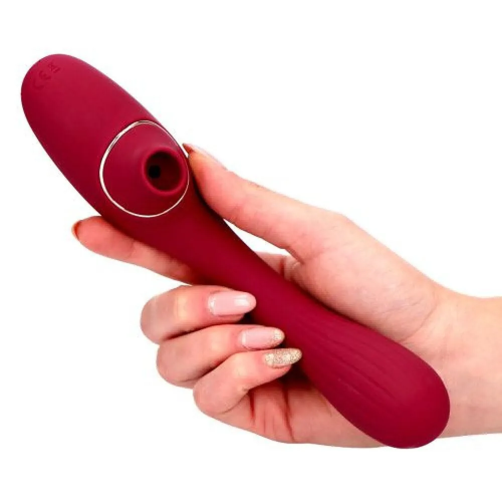 Succhia clitoride Red Shape con vibrazione punto G